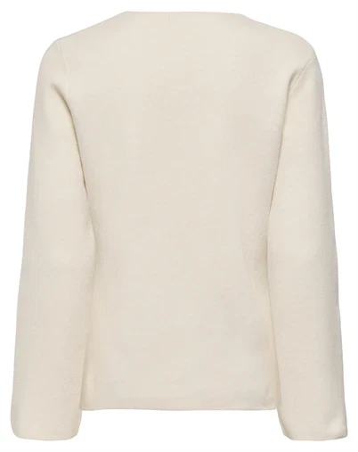 JDY - JDYPrime Life V-Neck Cardigan - Whitecap Gray